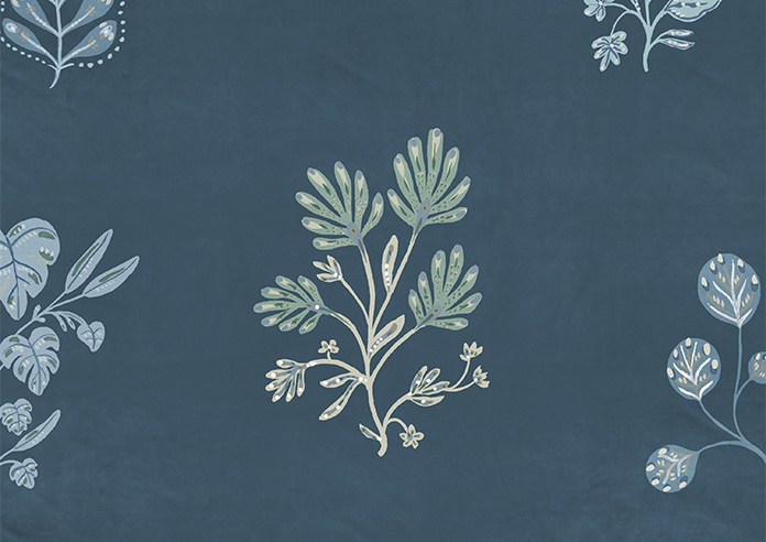 Botanical Velvet, Oceania - Motorised Roman Blind - Image 7